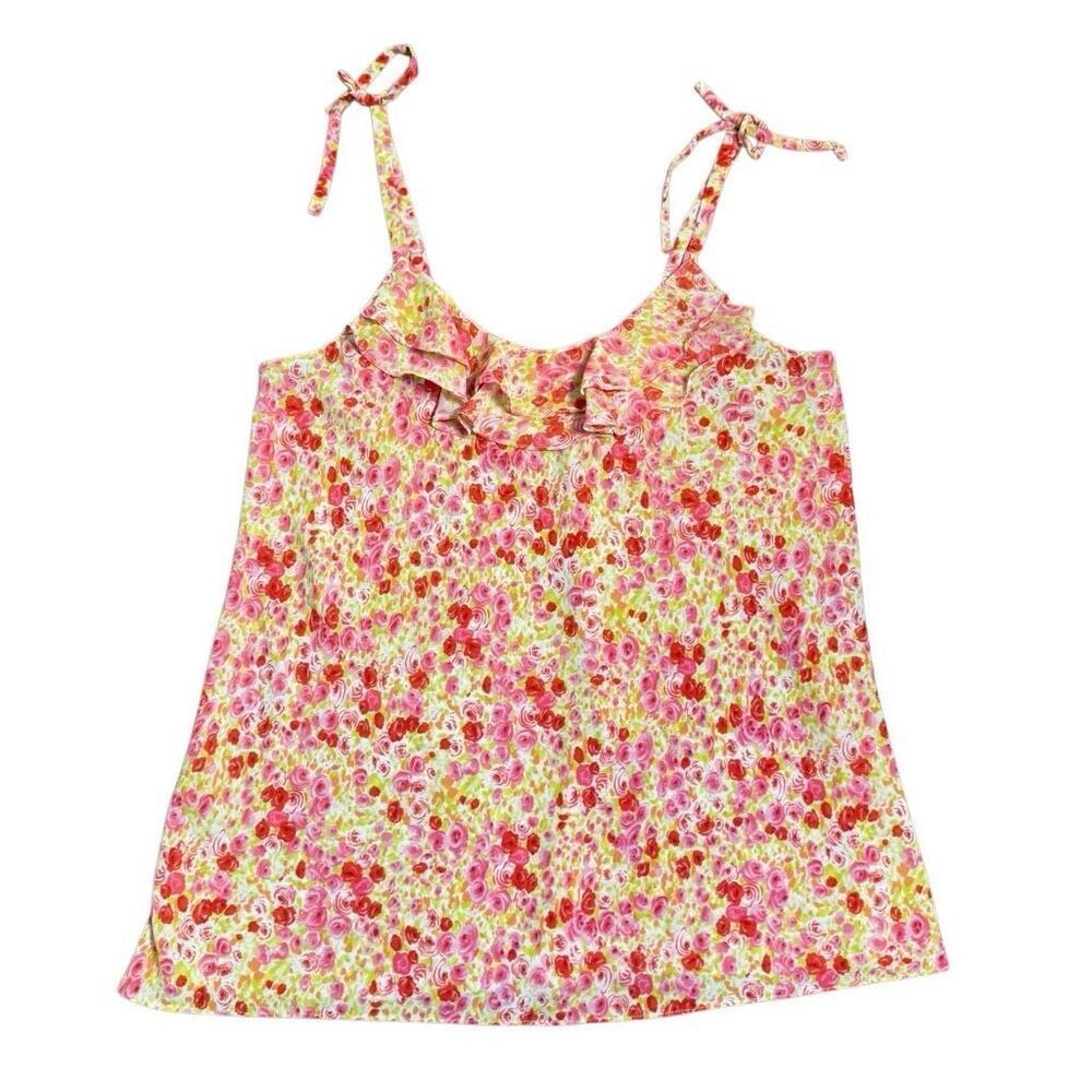Oscar de la Renta Pink Label Floral Blouse Women’s‎ size Medium